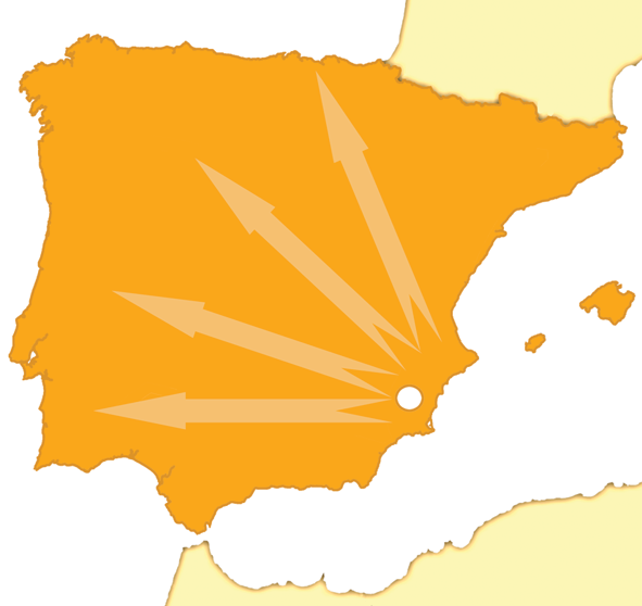 Spain map