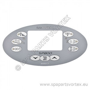 Overlay for SP800 Oval Touch Panel