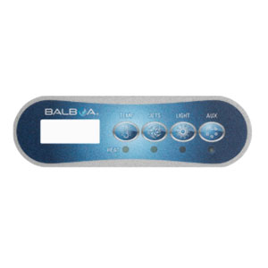 Balboa TP200T Overlay 4 Button (1p + Aux)