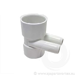Water Manifold 1.5 Inch Socket x 1.5 Inch Socket x 3/4 Inch SB (2PT)