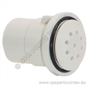 Air Injector Pepper Pot Style White (1 inch)