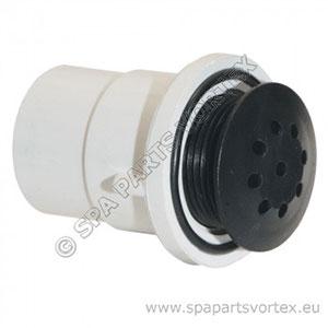 Air Injector Pepper Pot Style Black (1 inch)